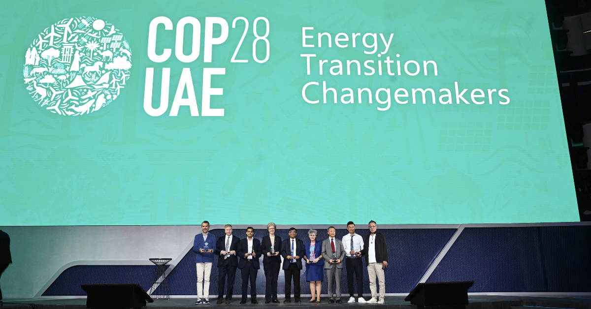 Carbon Clean wins COP28 Energy Transition Changemaker award