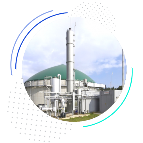 Case Study: 500k m3 biogas processing plant.